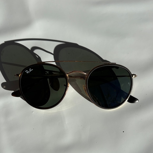 Ray-Ban Accessories - Ray-Ban Black and Gold Sunglasses